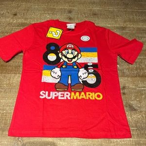 Super Mario Kids T-shirt Sz Medium 7/8